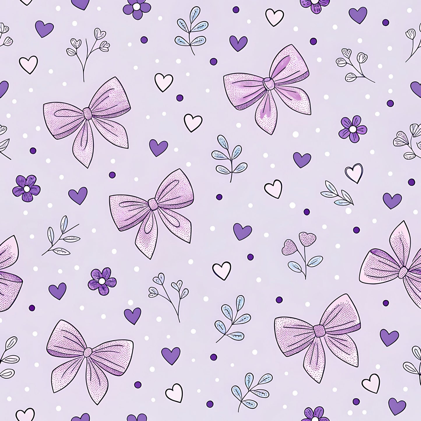 Lavender Cottage Floral Pattern 13 Quilting Cotton Fabric