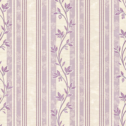 Lavender Vintage Cottagecore Pattern 16 Quilting Cotton Fabric