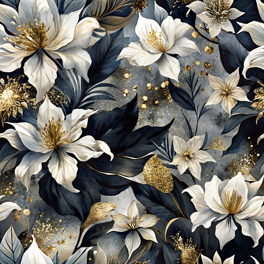 Lavish Chic Florals Pattern 3 Quilting Cotton Fabric