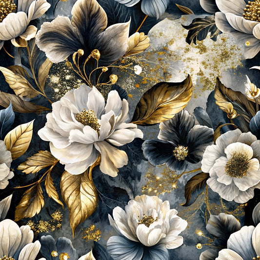 Lavish Chic Florals Pattern 4 Quilting Cotton Fabric