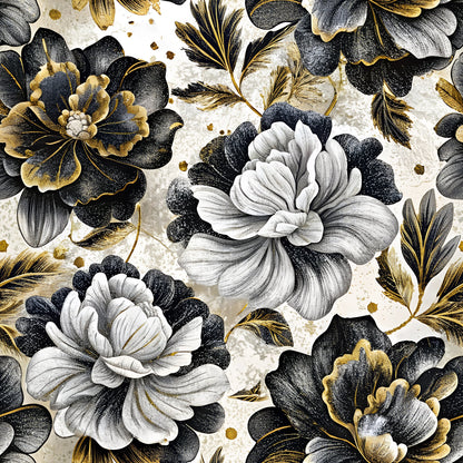 Lavish Chic Florals Pattern 7 Quilting Cotton Fabric