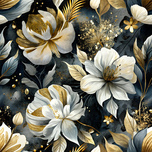 Lavish Chic Florals Pattern 8 Quilting Cotton Fabric