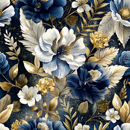 Lavish Chic Florals Pattern 9 Quilting Cotton Fabric