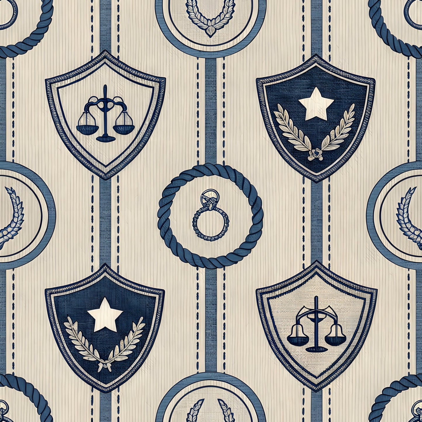 Law Enforcement Pattern 4 Quilting Cotton Fabric