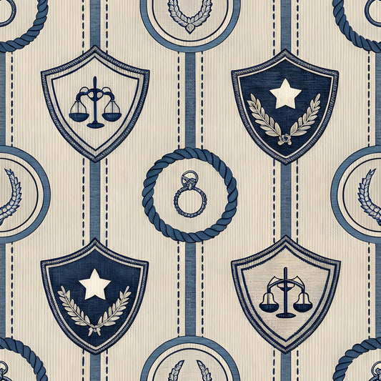 Law Enforcement Pattern 4 Quilting Cotton Fabric