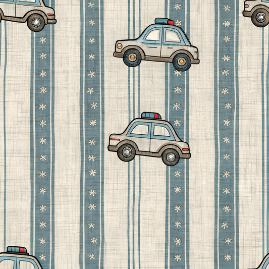 Law Enforcement Pattern 5 Quilting Cotton Fabric