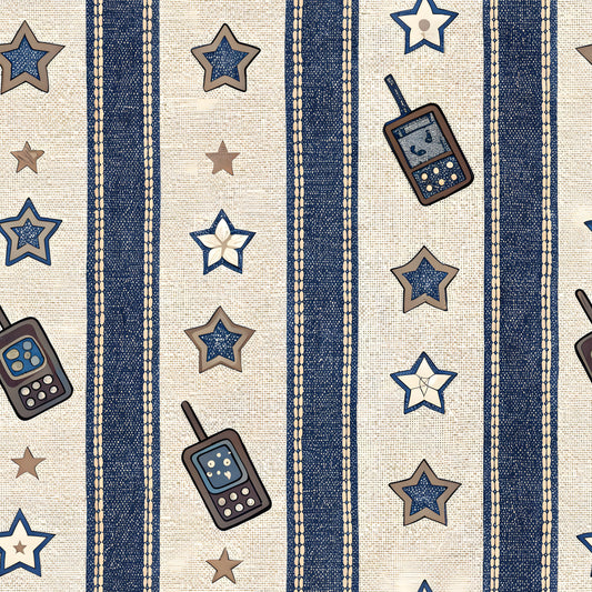 Law Enforcement Pattern 6 Quilting Cotton Fabric
