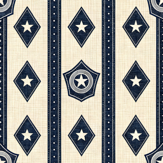 Law Enforcement Pattern 8 Quilting Cotton Fabric