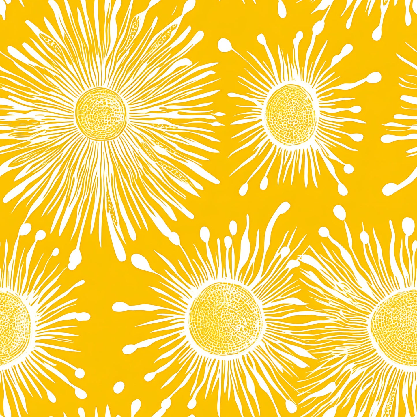 Lemon Burst Pattern 14 Quilting Cotton Fabric