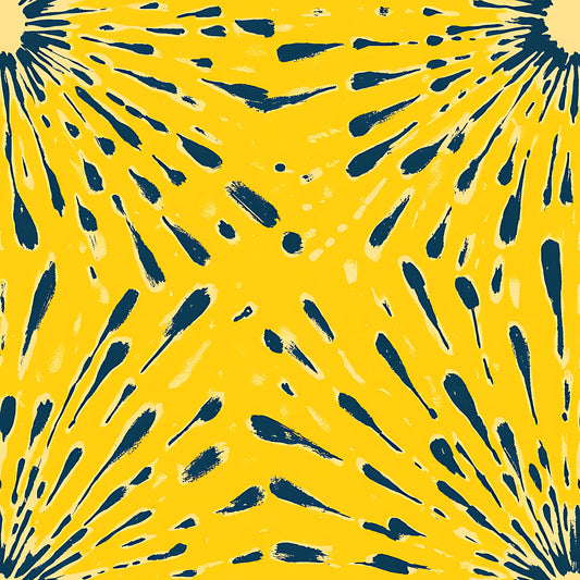 Lemon Burst Pattern 3 Quilting Cotton Fabric