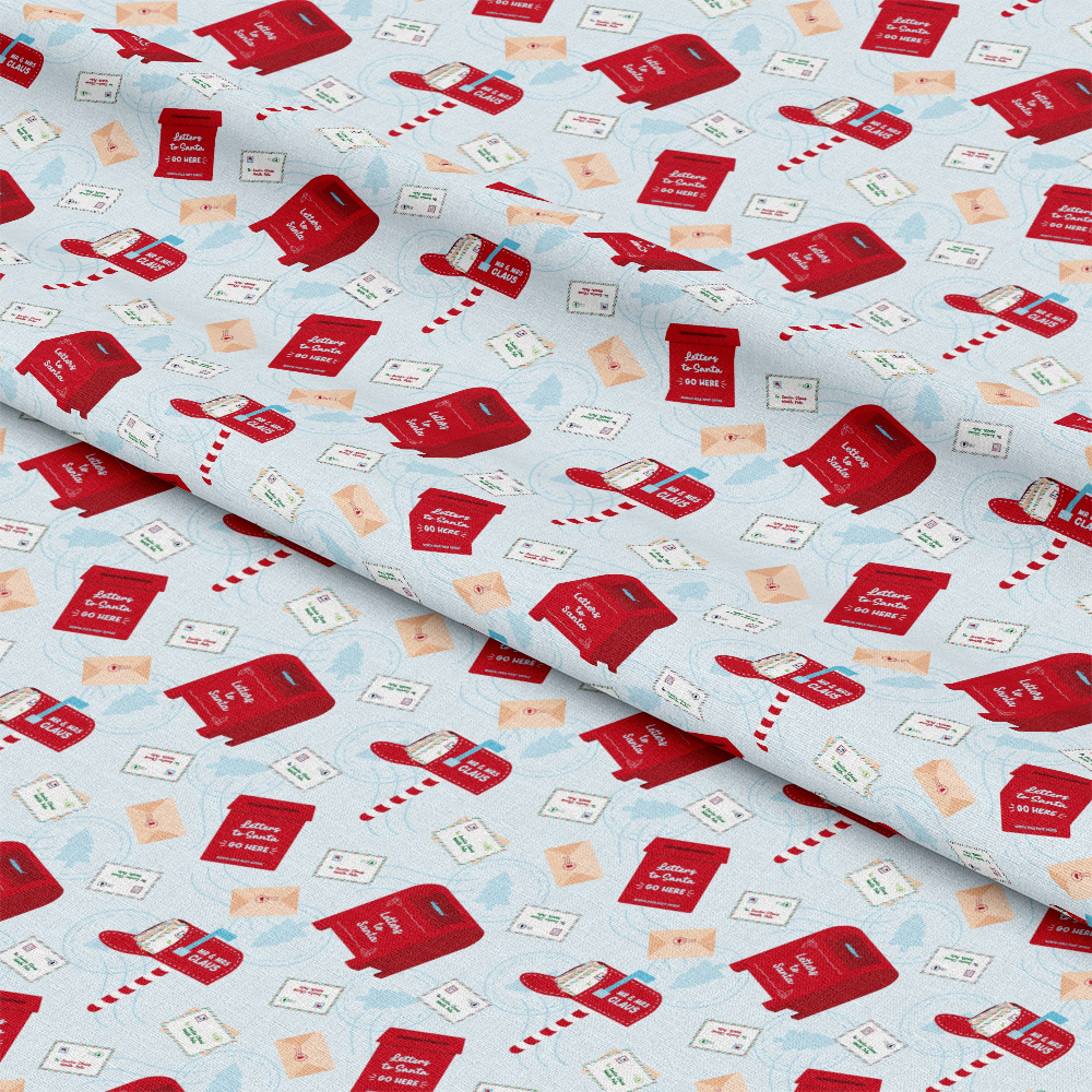 Letters to Santa Pattern 12 Quilting Cotton Fabric