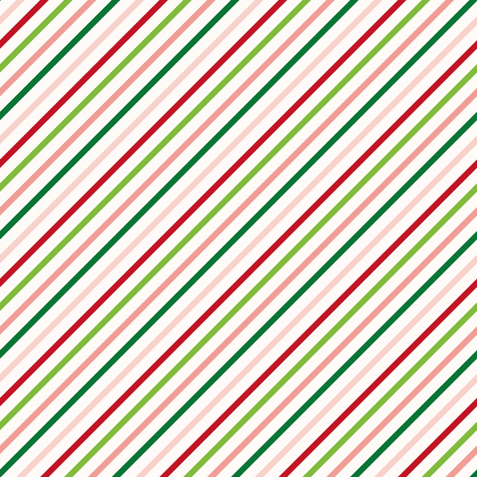 Diagonal stripes in red, white, and green forming a repeating pattern across the image.