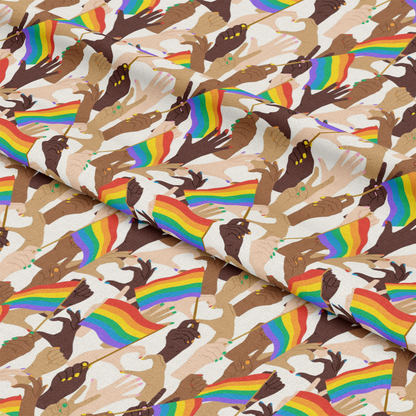 Love is Love Pattern 13 Quilting Cotton Fabric