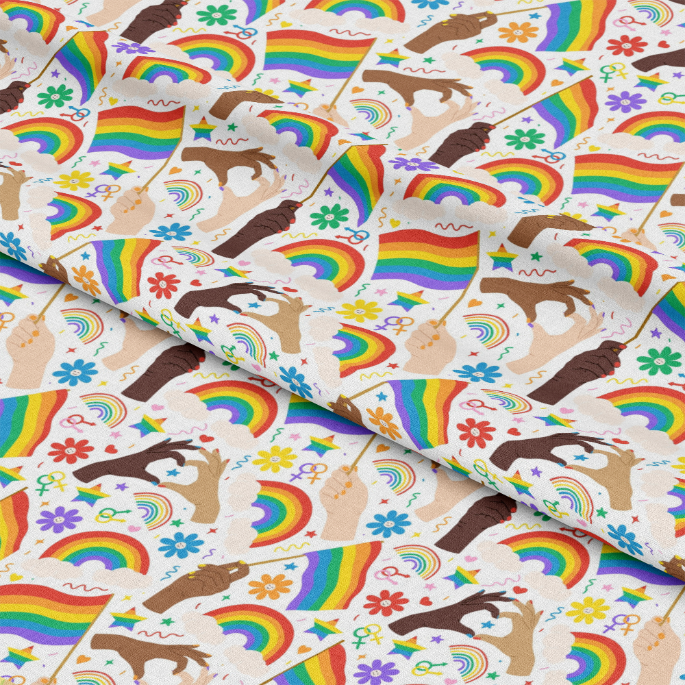 Love is Love Pattern 2 Quilting Cotton Fabric