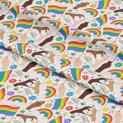 Love is Love Pattern 2 Quilting Cotton Fabric