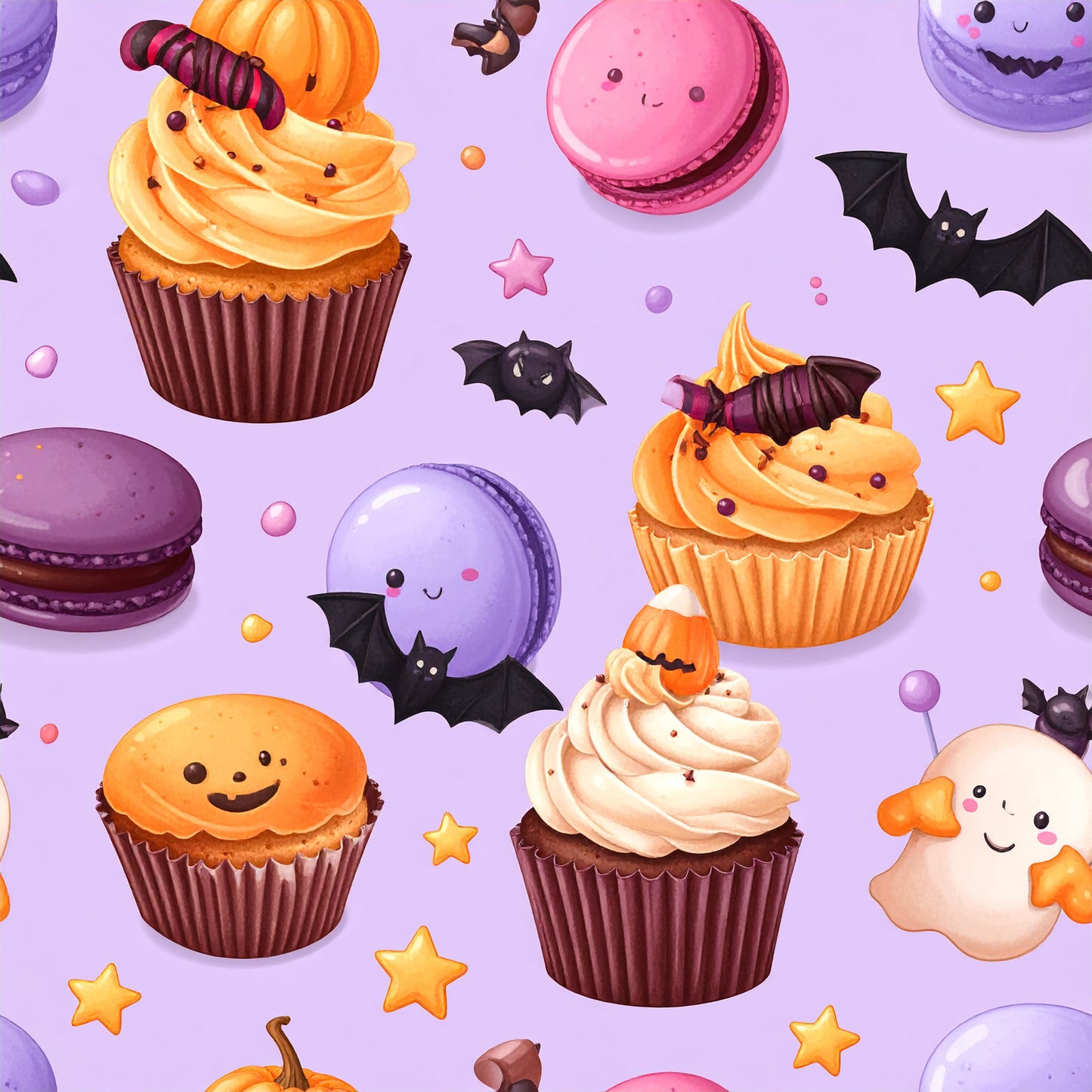Magical Cauldrons And Potions Pattern 8 Quilting Cotton Fabric