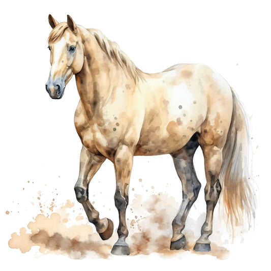 Majestic Horse Fabric Panel 1