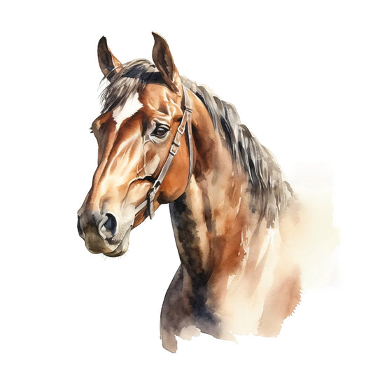 Majestic Horse Fabric Panel 11