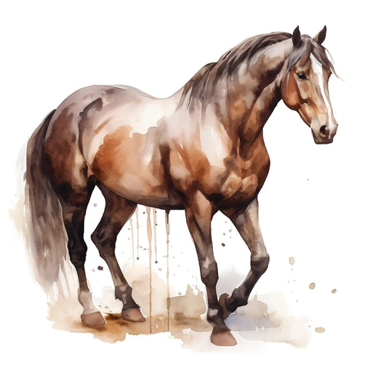 Majestic Horse Fabric Panel 31