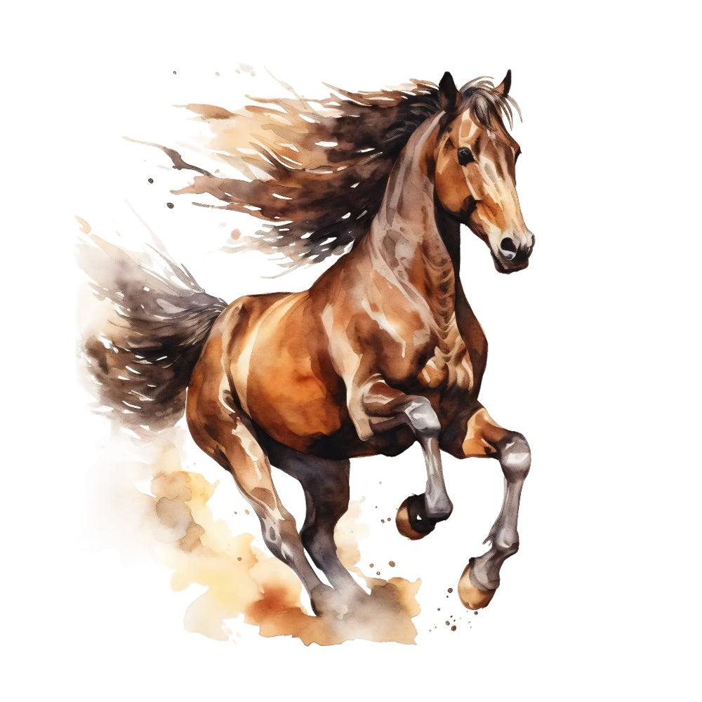 Majestic Horse Fabric Panel 32