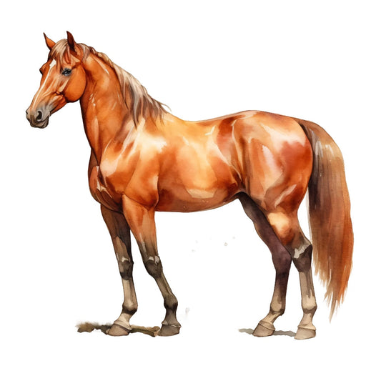 Majestic Horse Fabric Panel 34