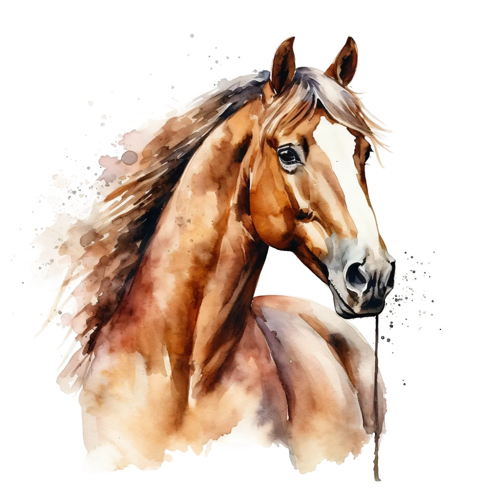 Majestic Horse Fabric Panel 8