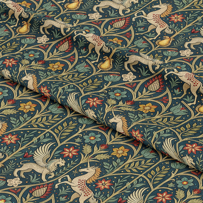 Medieval Tapestry Pattern 2 Quilting Cotton Fabric