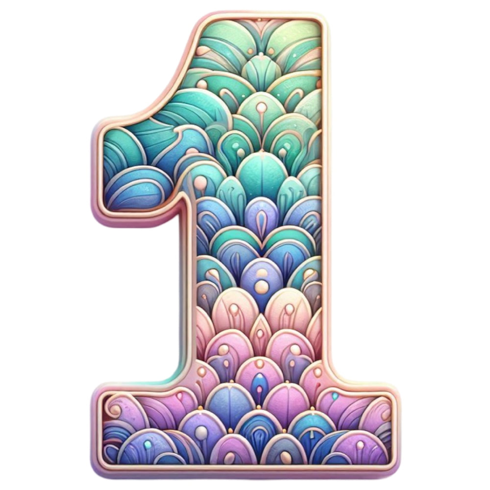 Mermaid Number 1 Fabric Panel