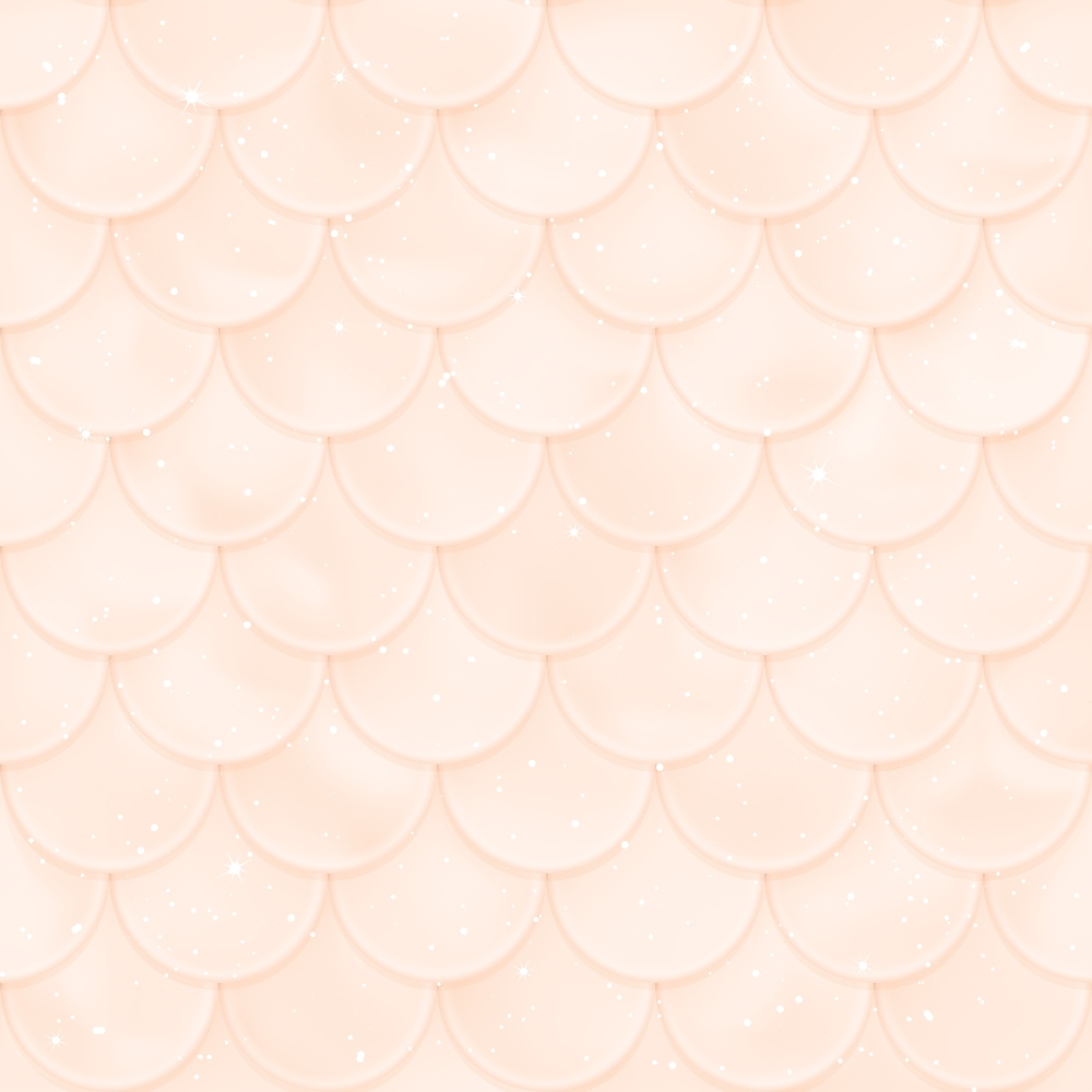 Scalloped pattern in soft pink with a subtle sparkling effect.