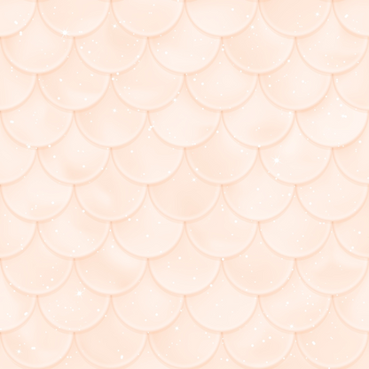 Scalloped pattern in soft pink with a subtle sparkling effect.