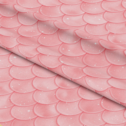 Mermaid Scales Pattern 28 Quilting Cotton Fabric