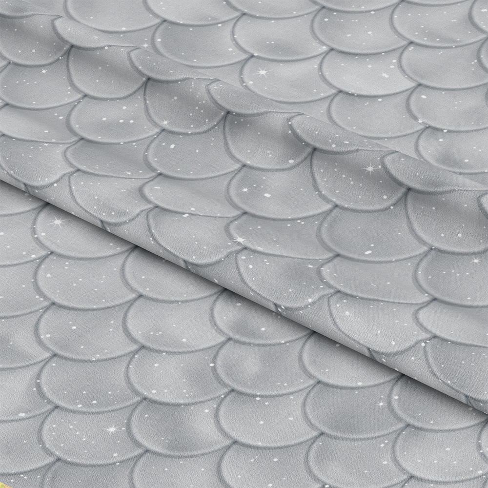 Mermaid Scales Pattern 2 Quilting Cotton Fabric