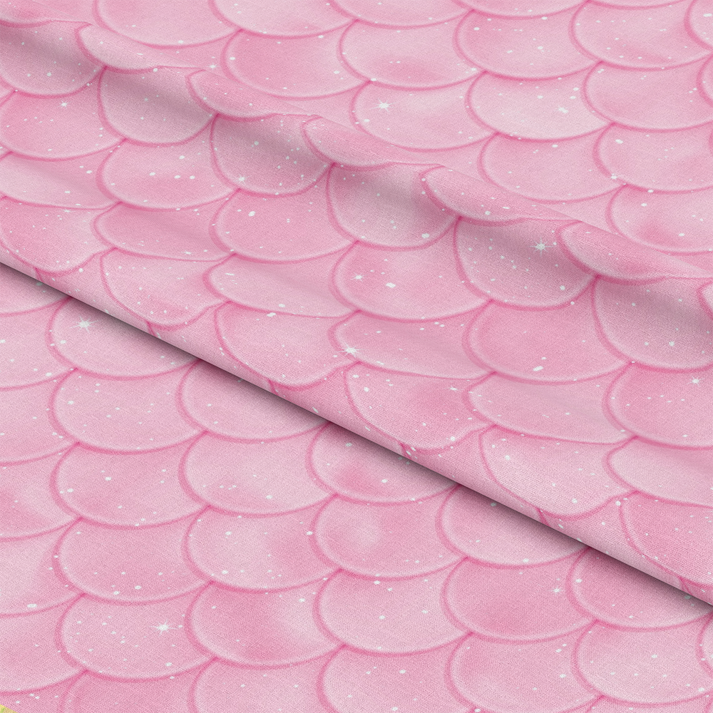 Mermaid Scales Pattern 35 Quilting Cotton Fabric