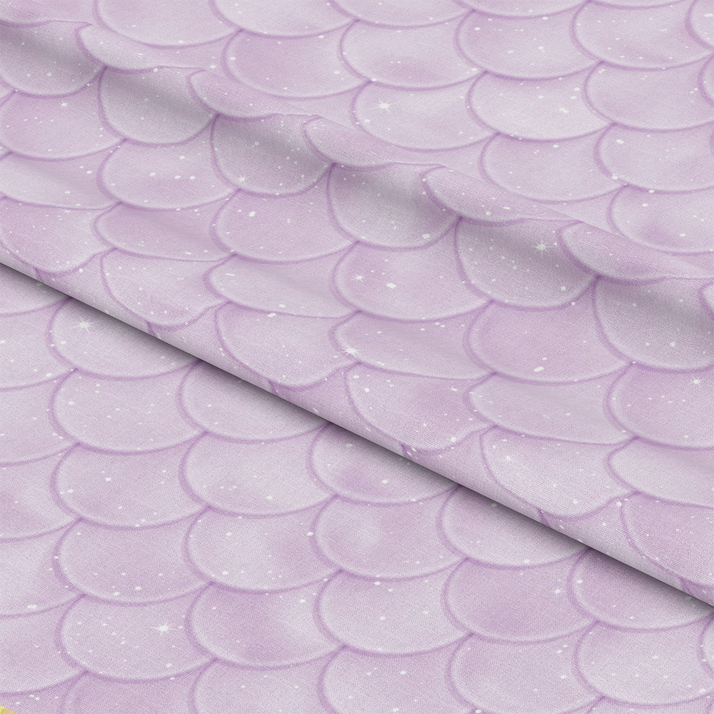 Mermaid Scales Pattern 45 Quilting Cotton Fabric