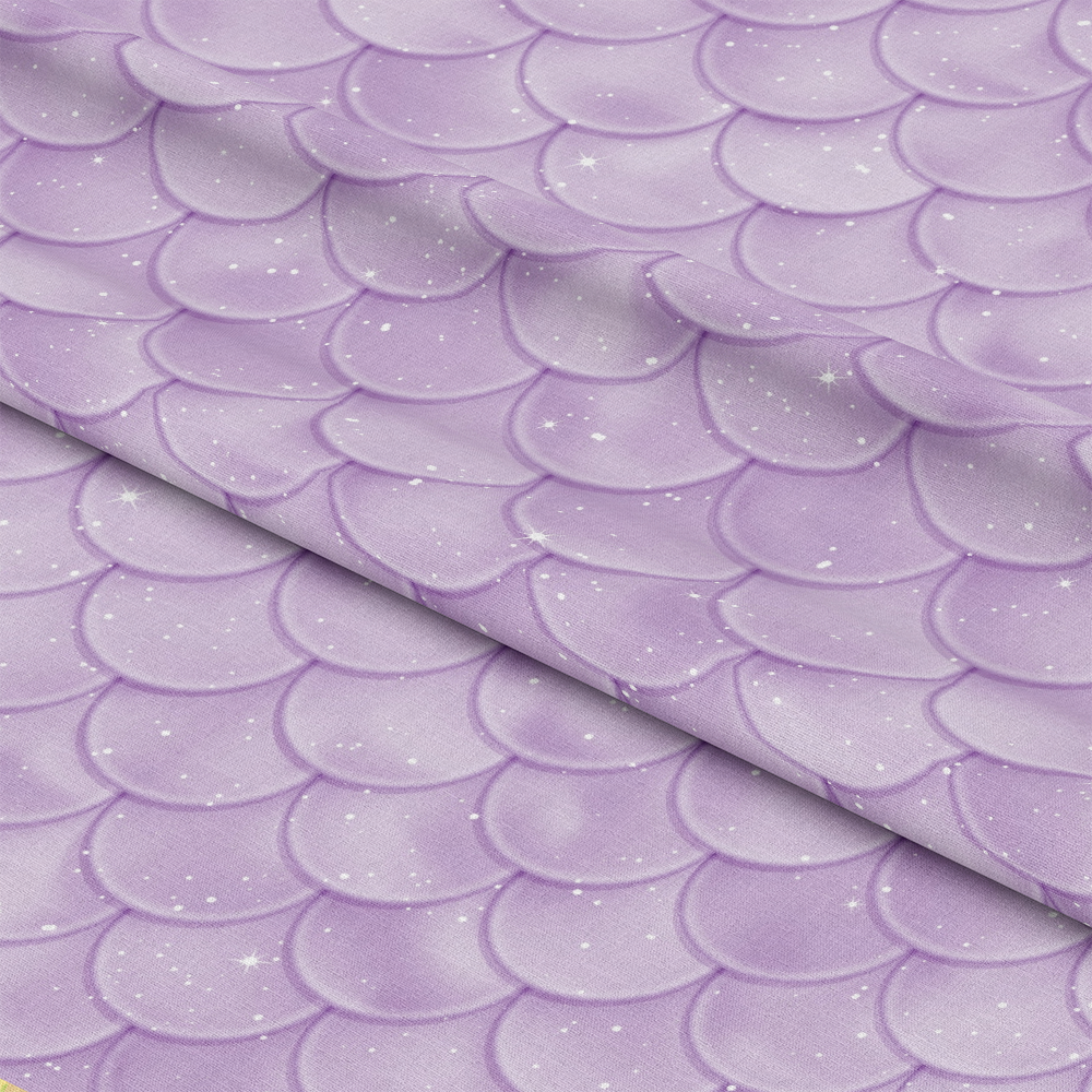 Mermaid Scales Pattern 46 Quilting Cotton Fabric