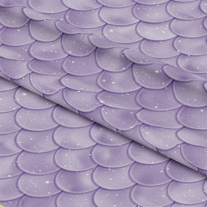 Mermaid Scales Pattern 48 Quilting Cotton Fabric