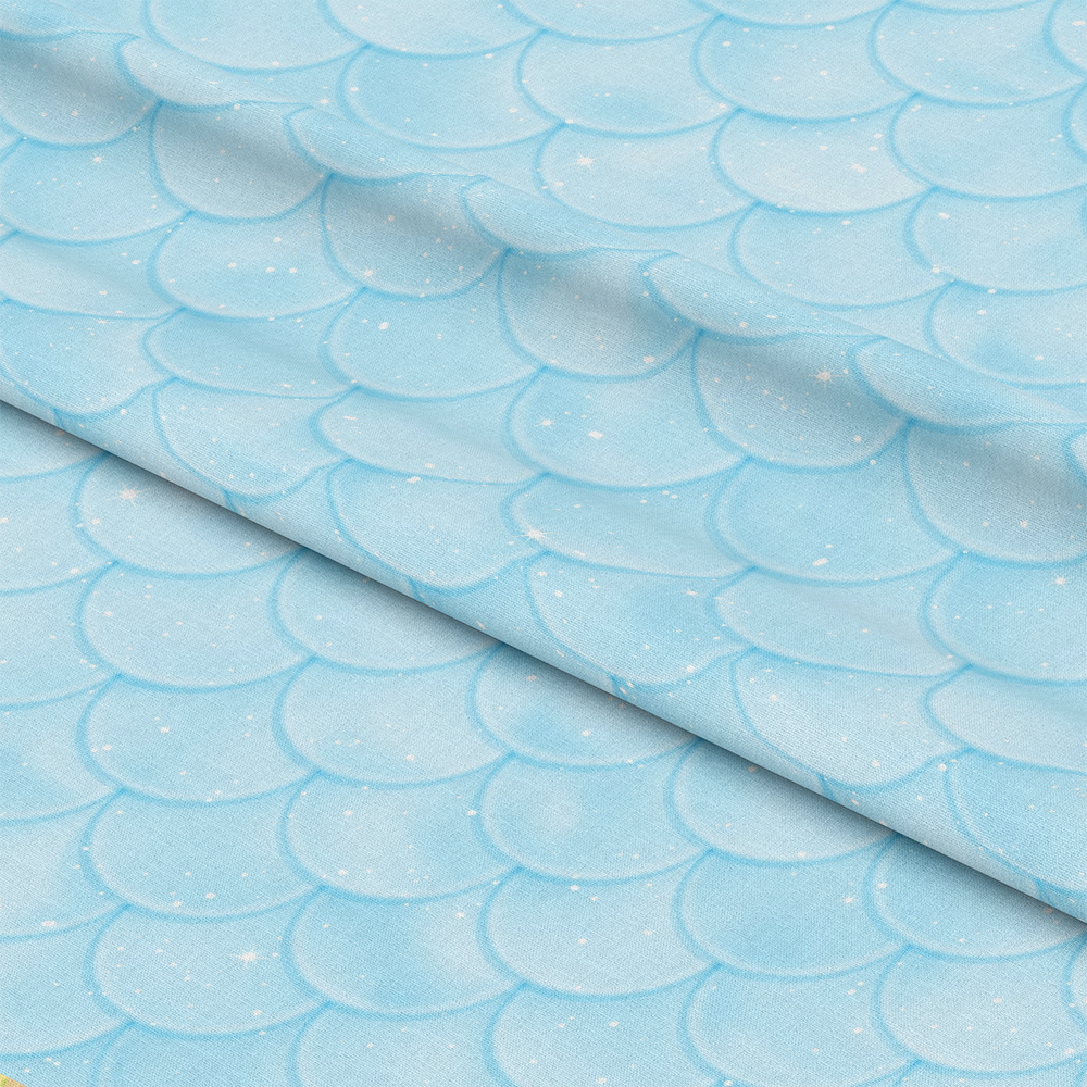 Mermaid Scales Pattern 66 Quilting Cotton Fabric