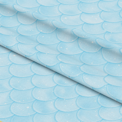 Mermaid Scales Pattern 66 Quilting Cotton Fabric