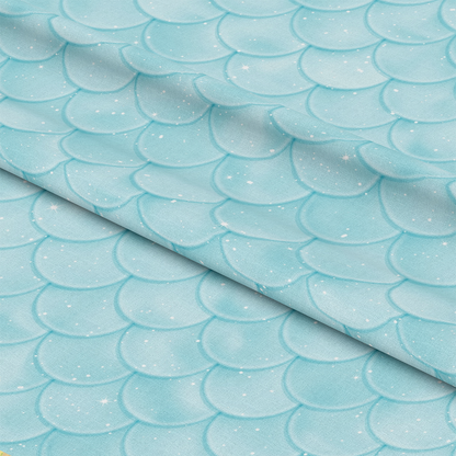 Mermaid Scales Pattern 68 Quilting Cotton Fabric