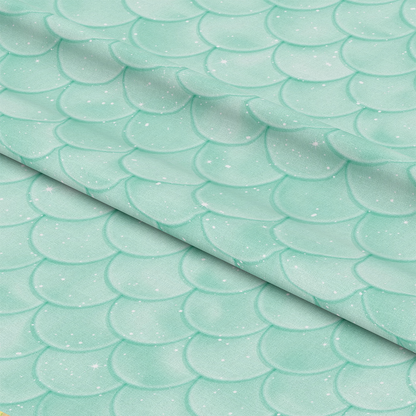 Mermaid Scales Pattern 72 Quilting Cotton Fabric