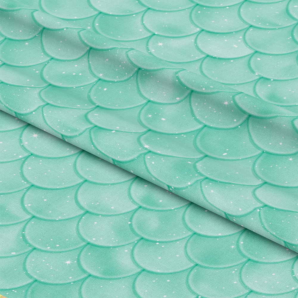 Mermaid Scales Pattern 73 Quilting Cotton Fabric