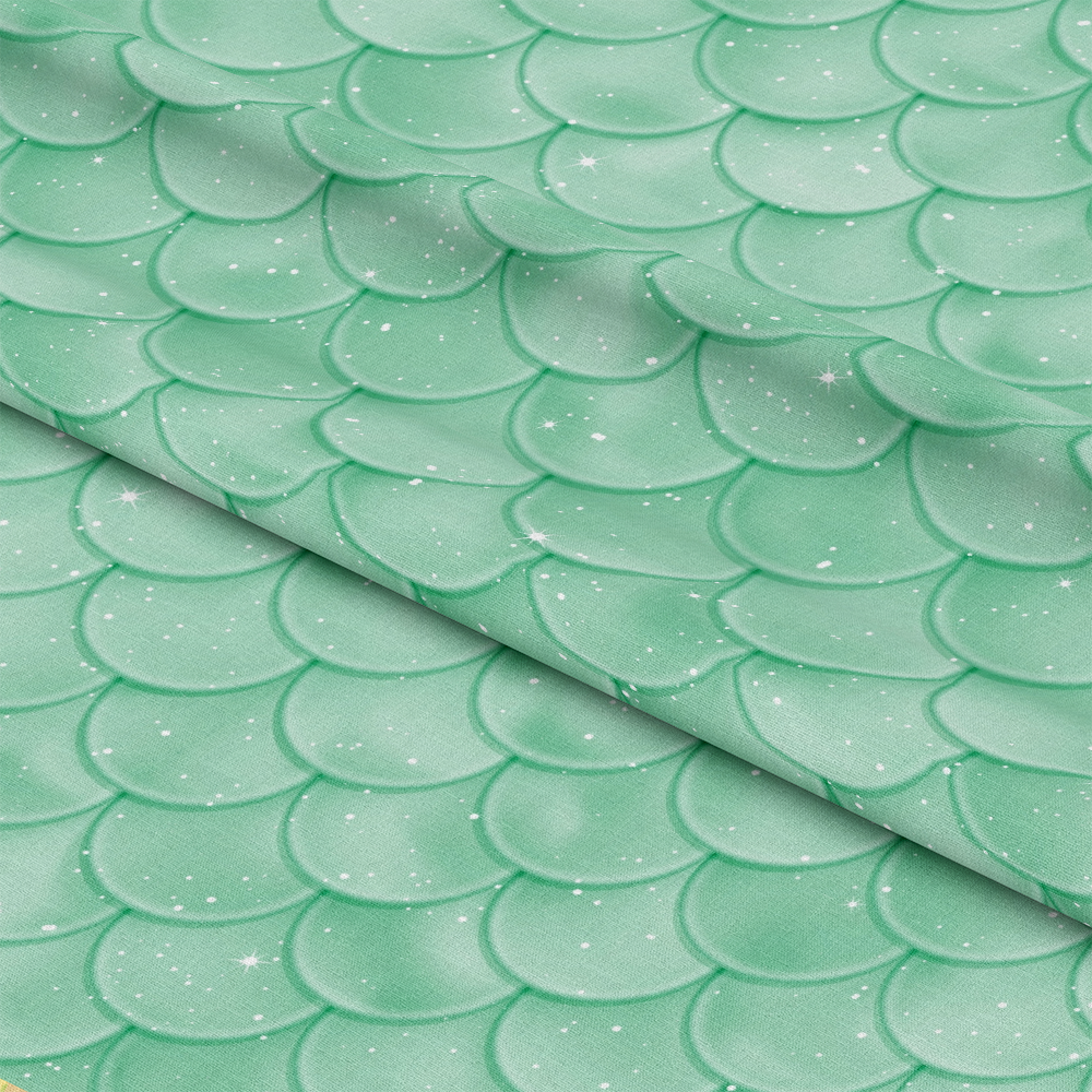 Mermaid Scales Pattern 75 Quilting Cotton Fabric