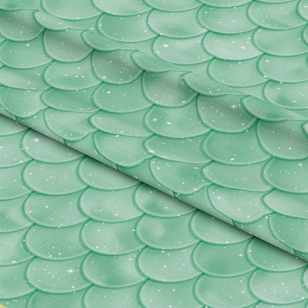 Mermaid Scales Pattern 76 Quilting Cotton Fabric