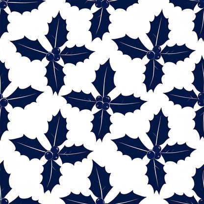 Midnight Nordic Christmas Pattern 11 Quilting Cotton Fabric
