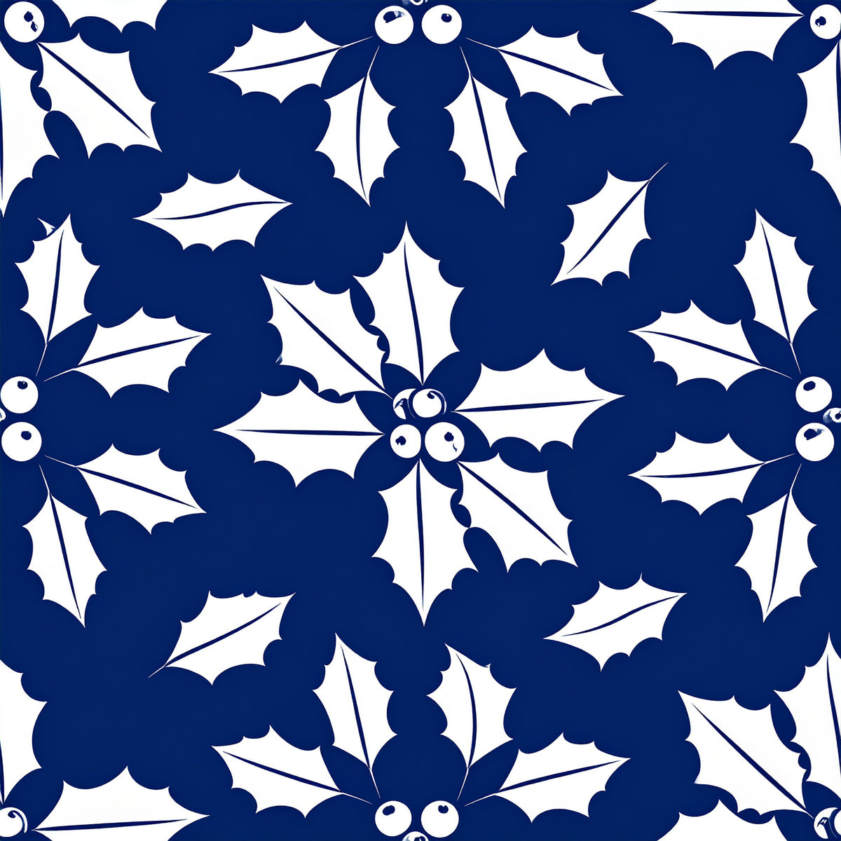 Midnight Nordic Christmas Pattern 12 Quilting Cotton Fabric