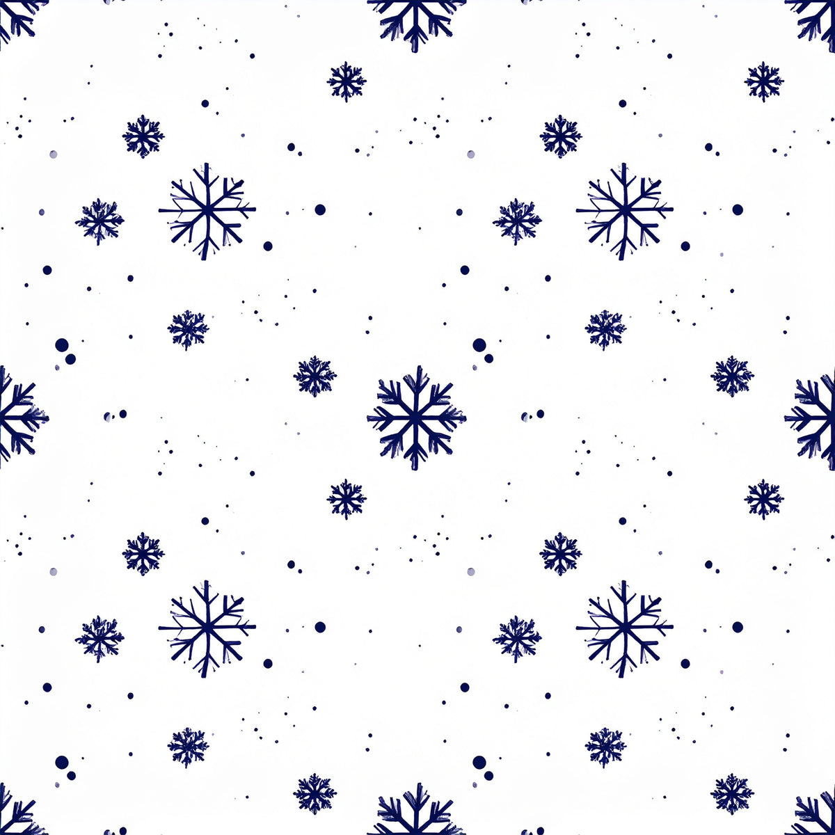 Midnight Nordic Christmas Pattern 18 Quilting Cotton Fabric