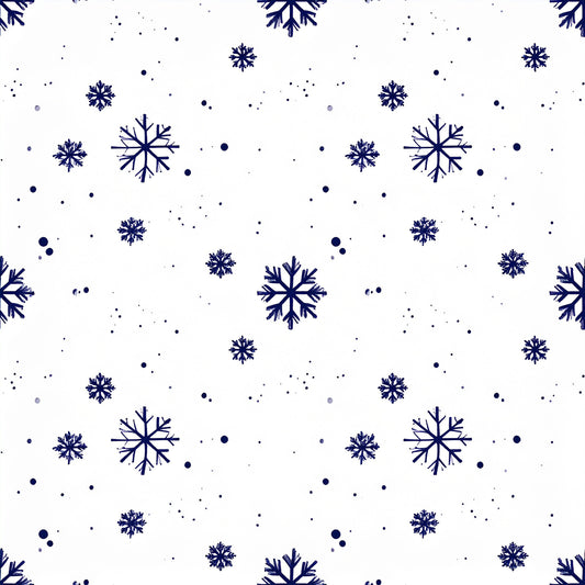 Midnight Nordic Christmas Pattern 18 Quilting Cotton Fabric