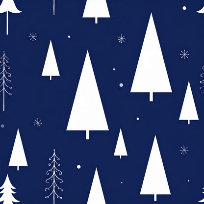 Midnight Nordic Christmas Pattern 7 Quilting Cotton Fabric