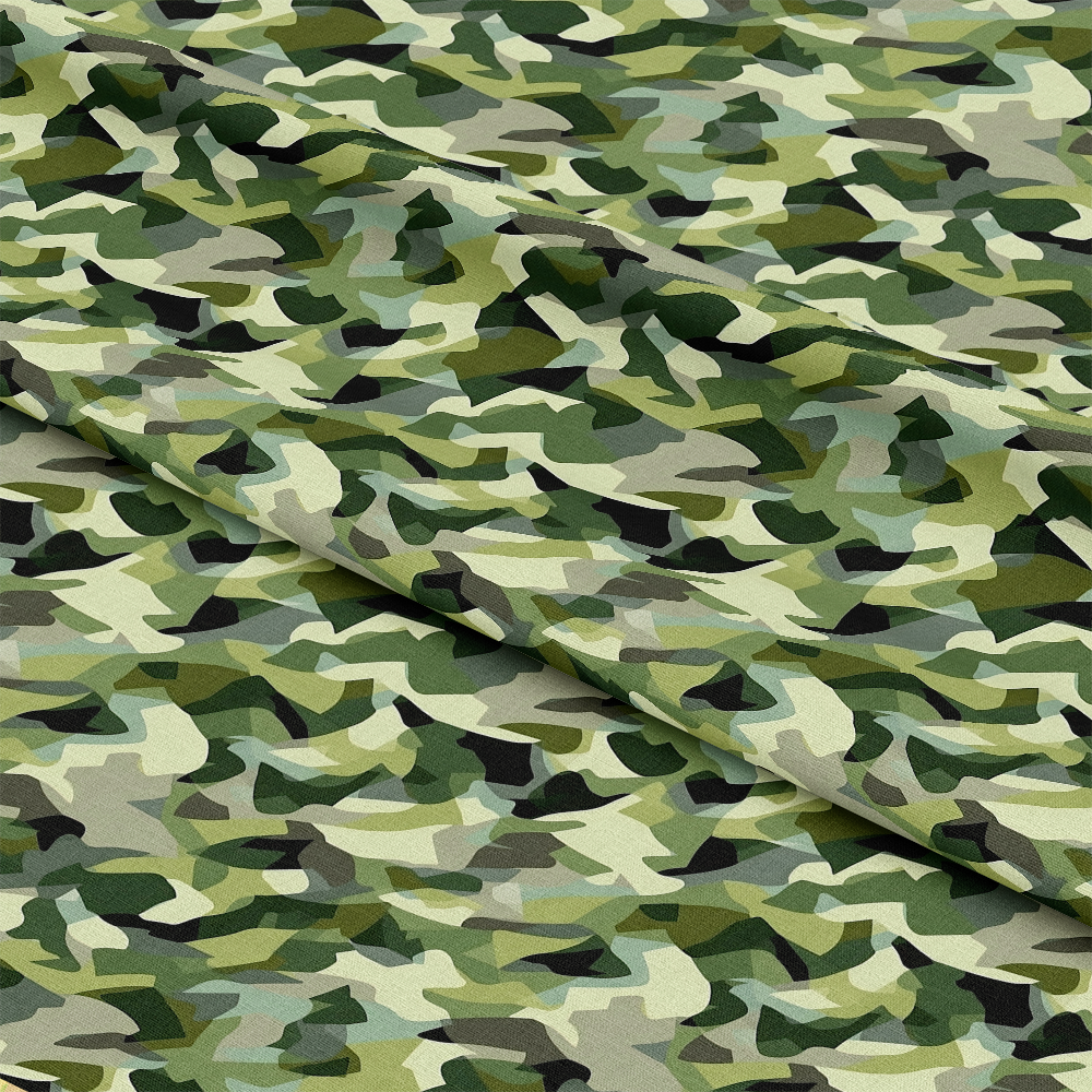 Military Camouflage Army Pattern 3 Quilting Cotton Fabric