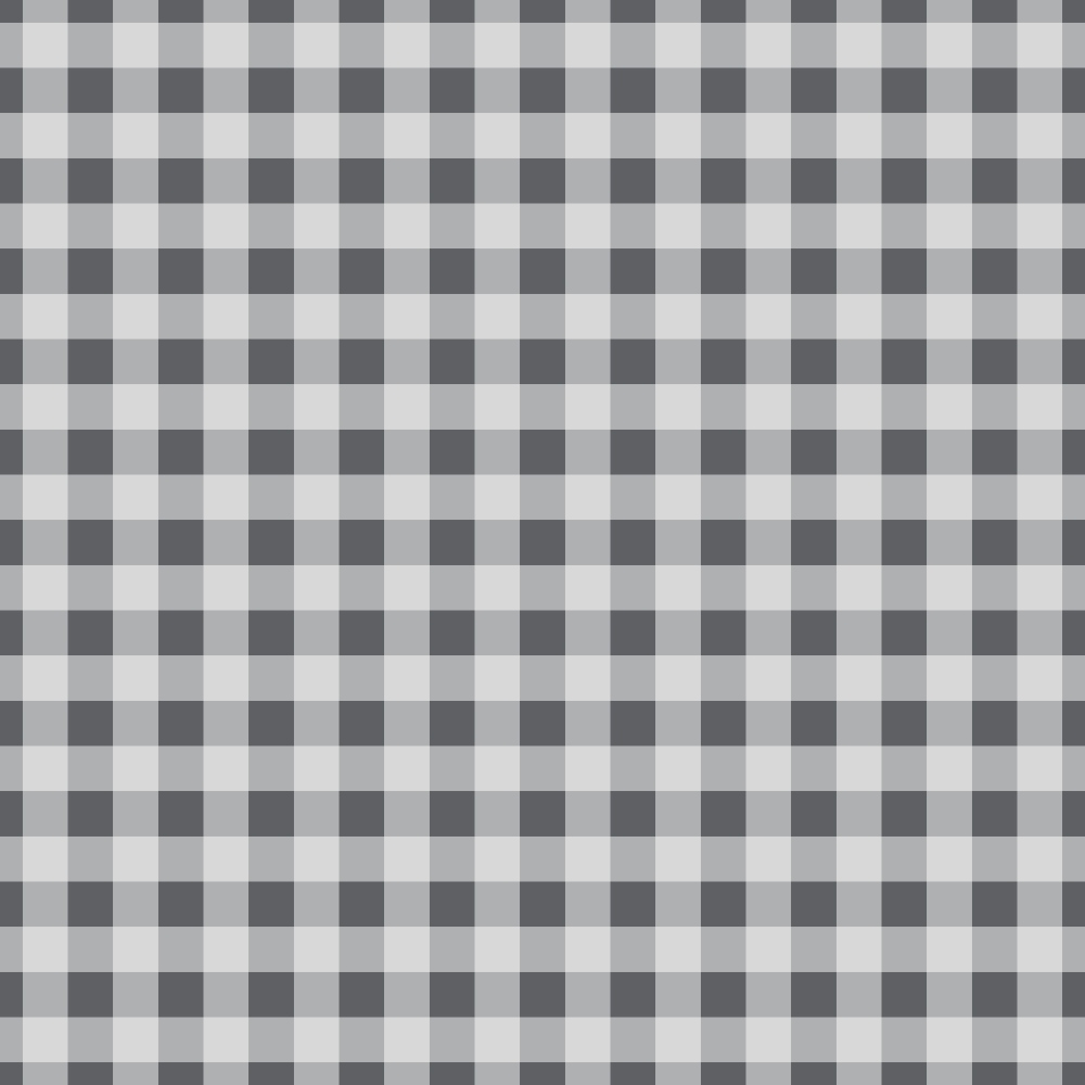 A black and white gingham checkered pattern with alternating light and dark squares in a grid layout.